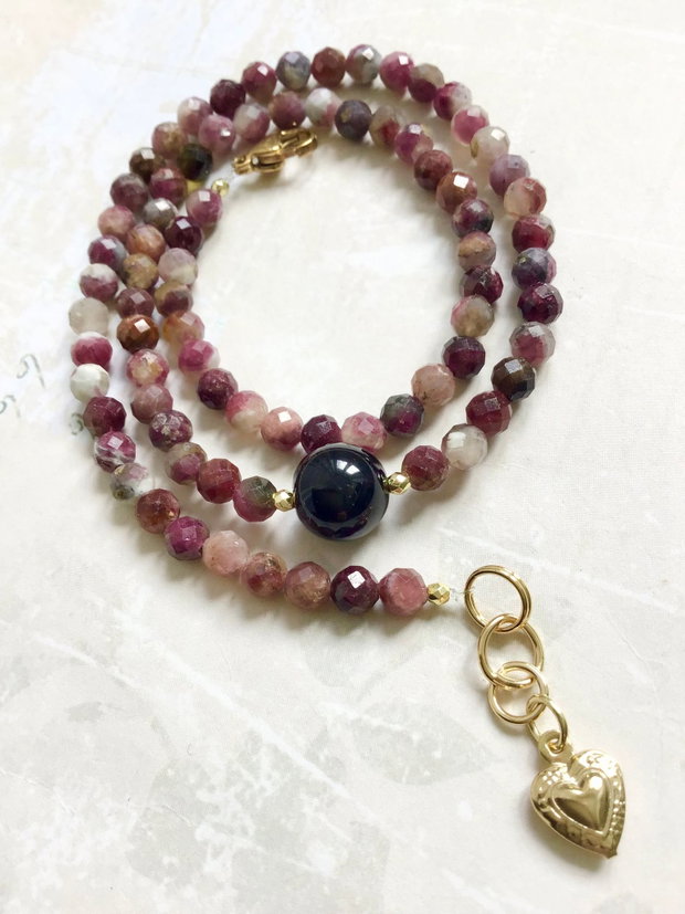Colier CHOKER Turmalina visinie