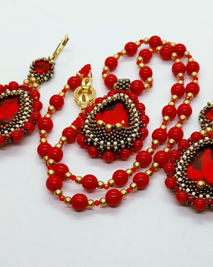 Set Valentina cu coral