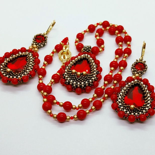 Set Valentina cu coral