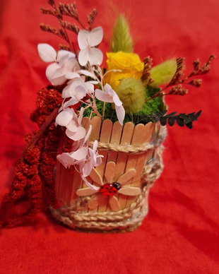 Aranjament in vaza handmade