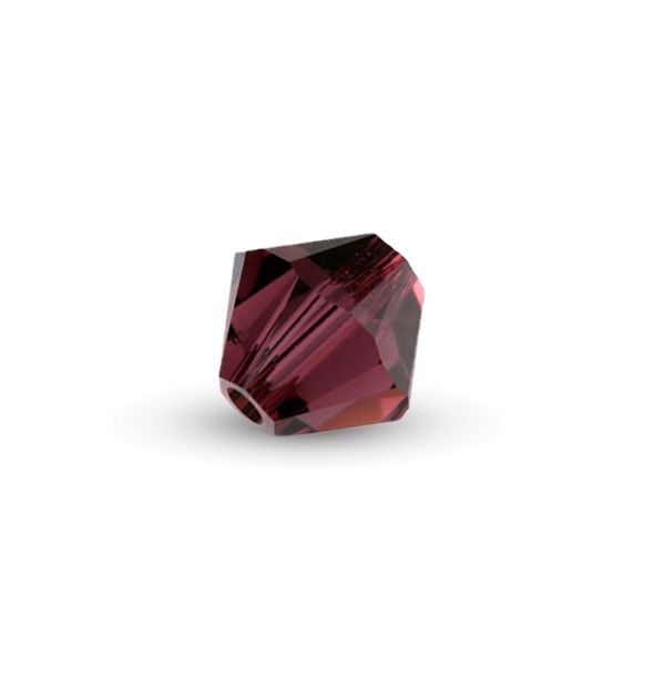 Cristale din sticla, biconice, 3 mm, rosybrown-05