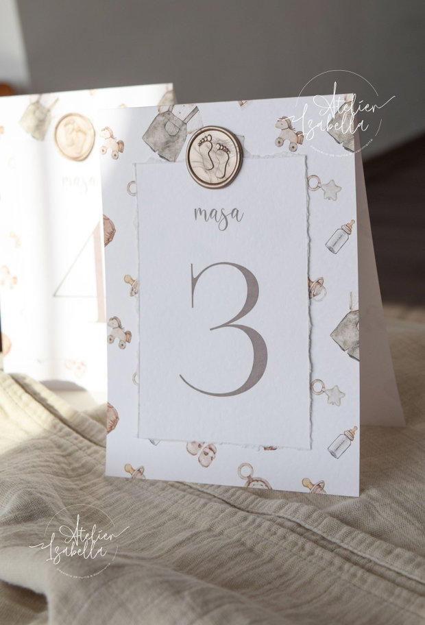 Număr de masă Deluxe Boho Baby