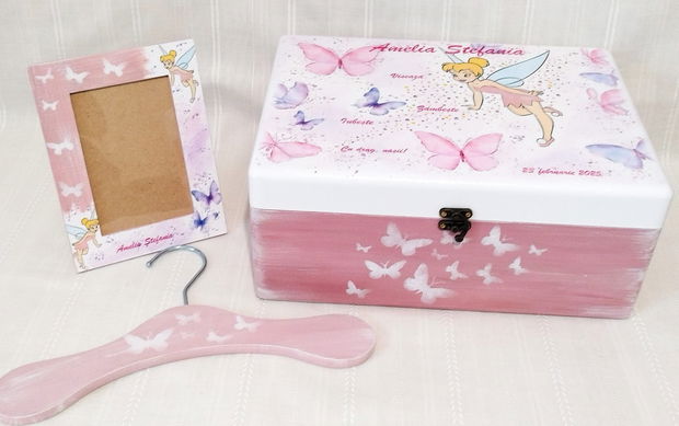 Cutie de trusou botez sau mot cu Tinker Bell