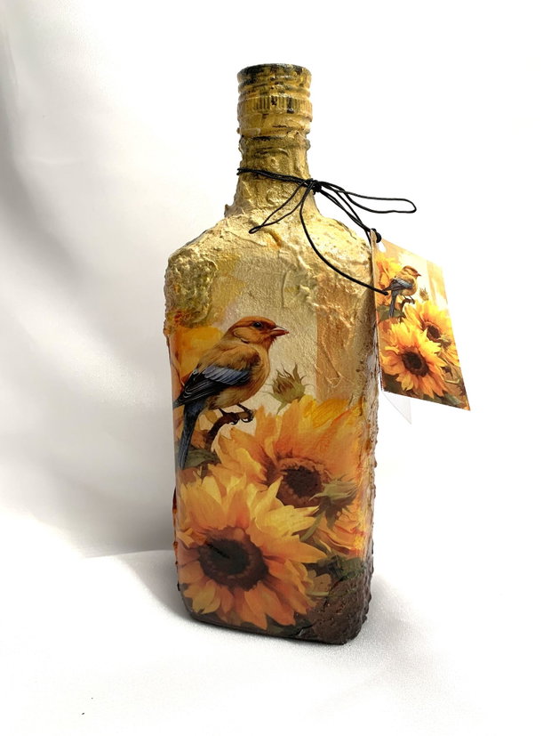 Set cadou-tablou + sticla decorativa 00364