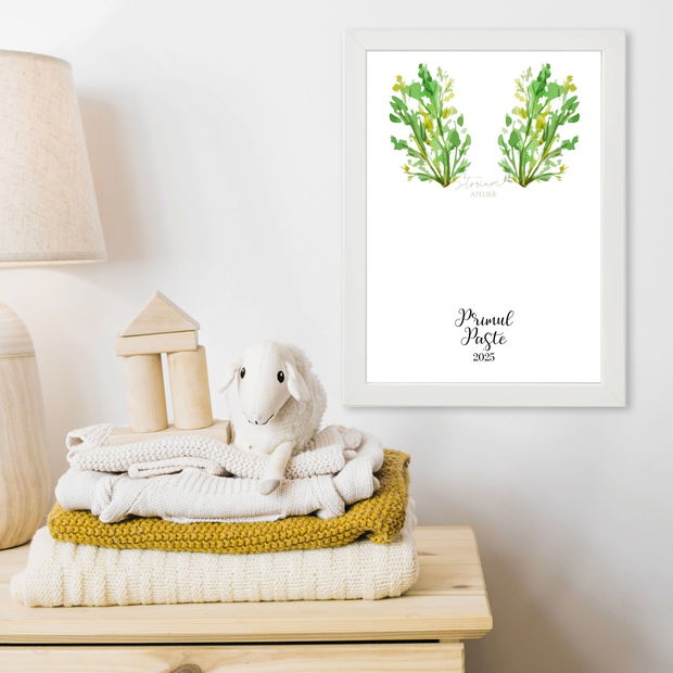 Tablou bebelus. Rama pentru amprenta bebelus. Tablou talpi bebelus. Tablou bebe Paste