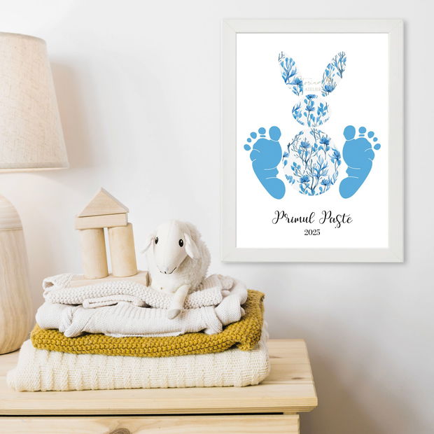 Tablou bebelus. Rama pentru amprenta bebelus. Tablou talpi bebelus. Tablou bebe Paste