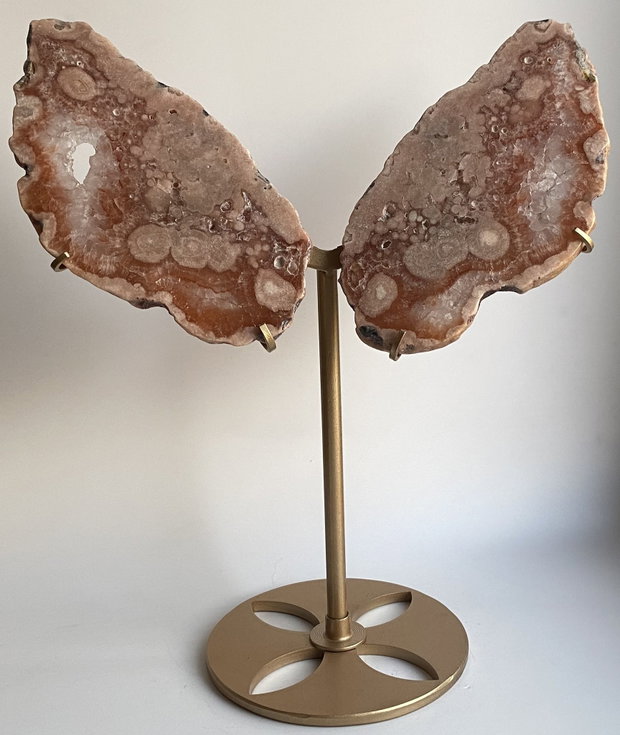 Ametist Roz - Fluture piatra semipretioasa