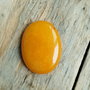 Cabochon jad galben, 40*30*7 mm