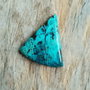 Cabochon azurit in crisocola, 35 mm