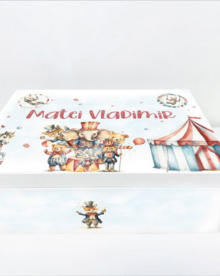 Cutie trusou botez - La circ