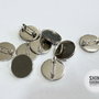 Baza de brosa cu suport cabochon, 20mm interior