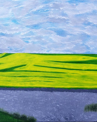 Tablou Canvas-Rapita-Yellow