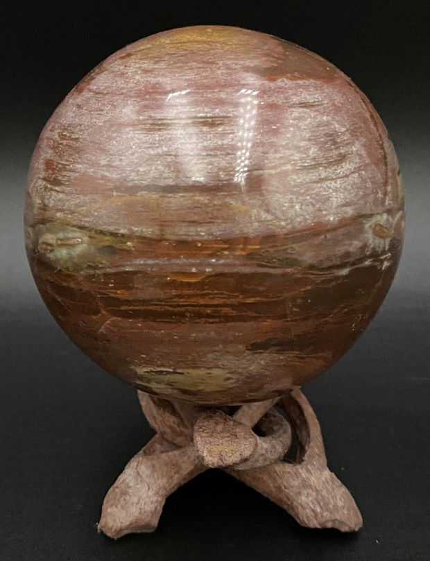 Lemn Fosilizat - sfera piatra semipretioasa