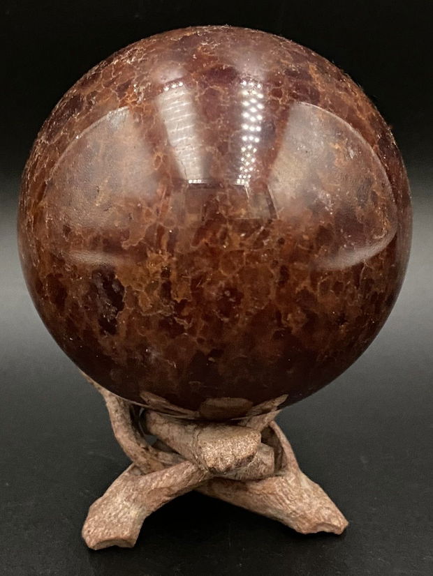 Cuart Capsuna Rosu - sfera din piatra semipretioasa