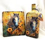 Set cadou-tablou + sticla decorativa 00343