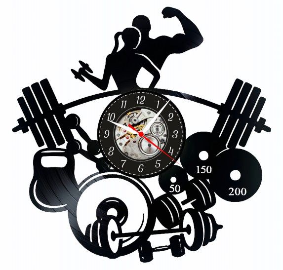POWERLIFTING-ceas de perete