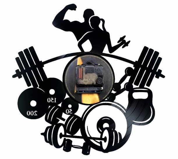 POWERLIFTING-ceas de perete