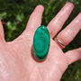 Inel Malachit natural si Argint 925 - IN1368 - Inel verde reglabil, bijuterii malachit, inel statement, cadou romantic, inel pietre semipretioase, inel supradimensionat, cadou sotie, cristale de colectie, cristaloterapie
