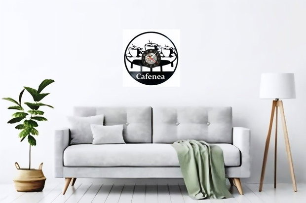 CAFENEA-ceas de perete (personalizabil)