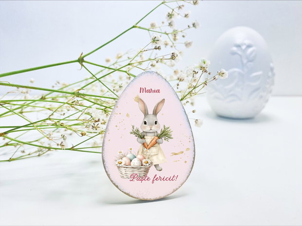 Ousor de Paste cu magnet personalizat - Iepurasi