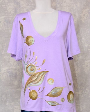 Tricou pictat manual, unicat, Joy Collection