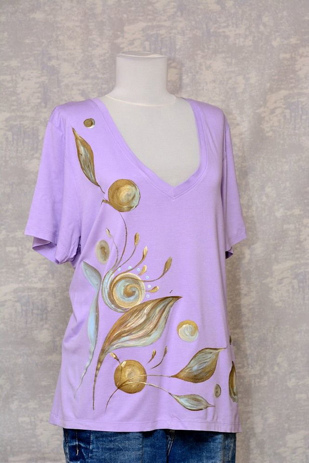 Tricou pictat manual, unicat, Joy Collection
