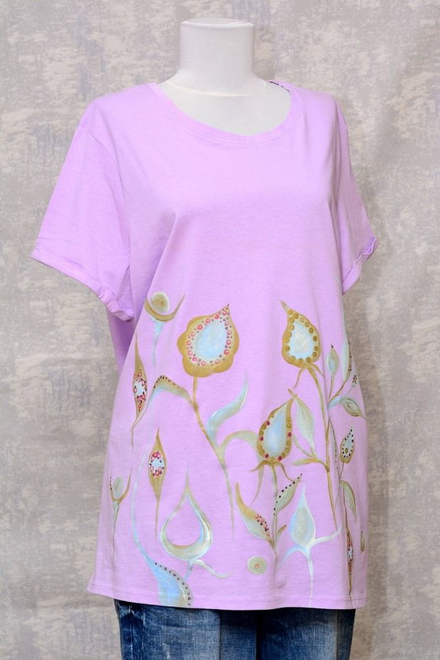 Tricou pictat manual, unicat