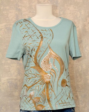 Tricou pictat mnual, unicat, Joy Collection