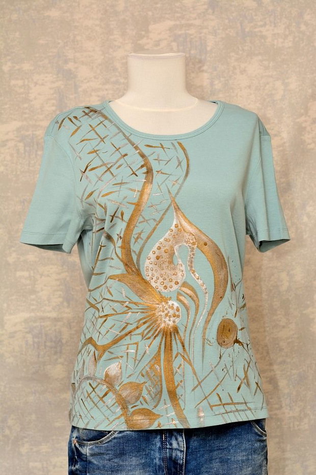 Tricou pictat mnual, unicat, Joy Collection
