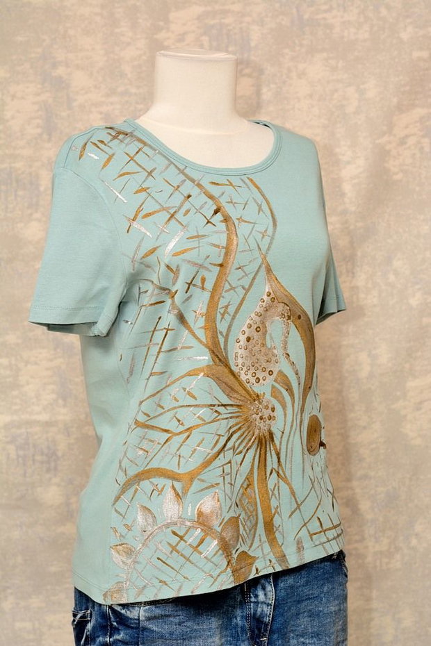 Tricou pictat mnual, unicat, Joy Collection