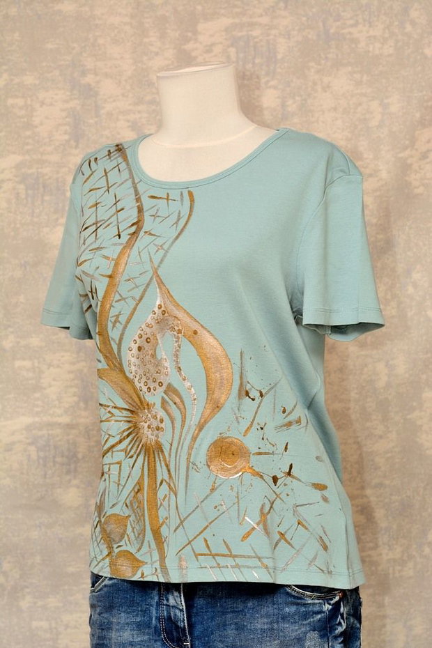 Tricou pictat mnual, unicat, Joy Collection