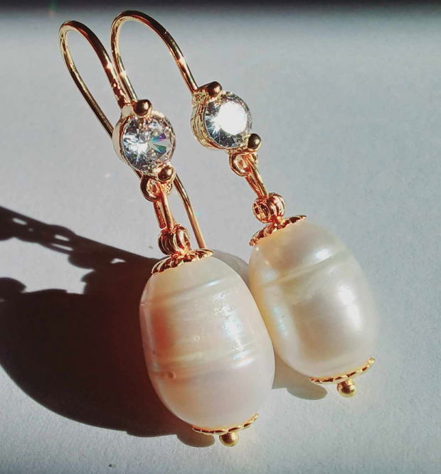 Perle naturale - Aurit - Cruce