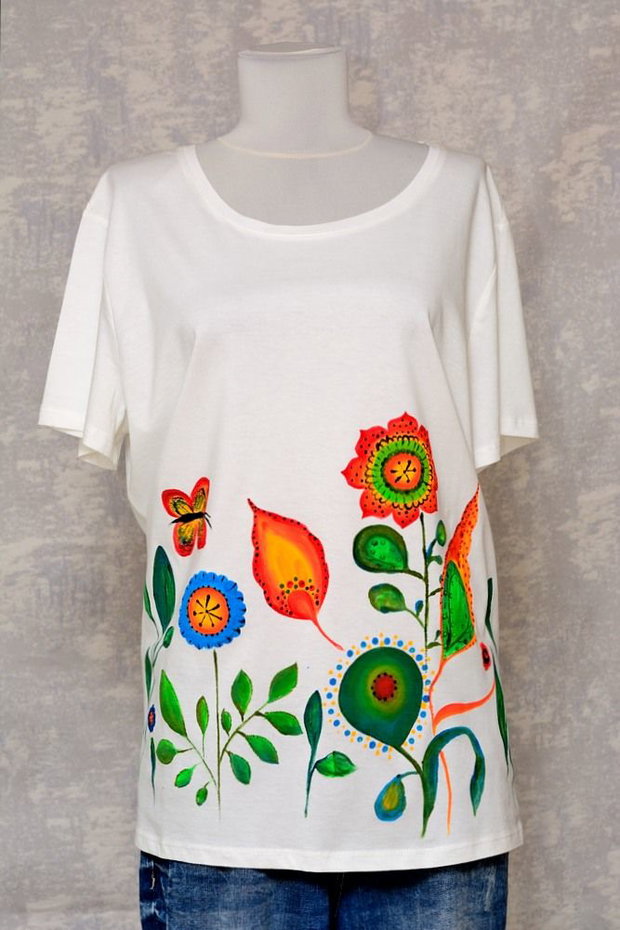 Tricou pictat, unicat