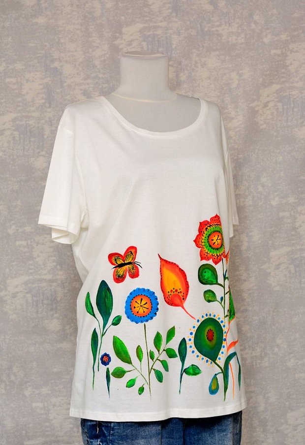 Tricou pictat, unicat