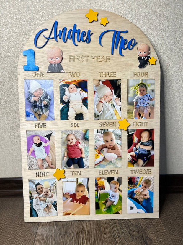 Placuta 1 an cu pozele copilului
