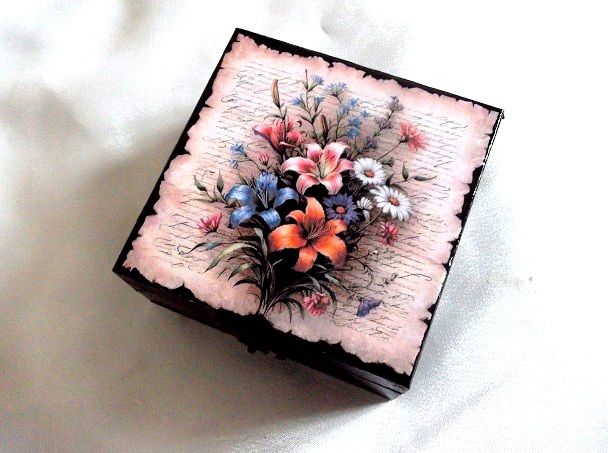 cutie lemn decorata 48122