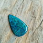 Azurit in crisocola, 36x22 mm