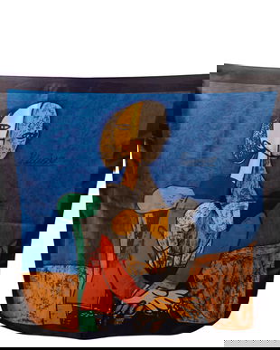 Eșarfa Picasso din mătase naturala