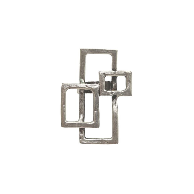 Inel metalic model dreptunghiuri, Inz038
