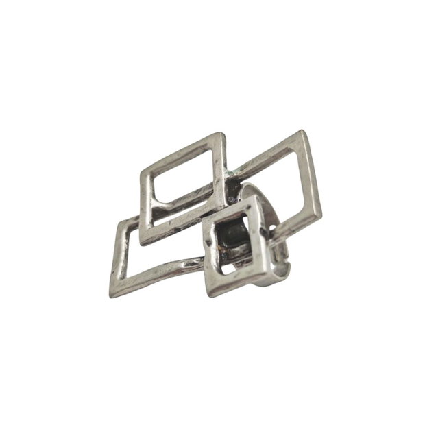 Inel metalic model dreptunghiuri, Inz038
