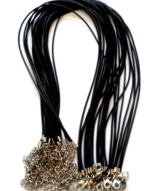 Baza colier piele negru