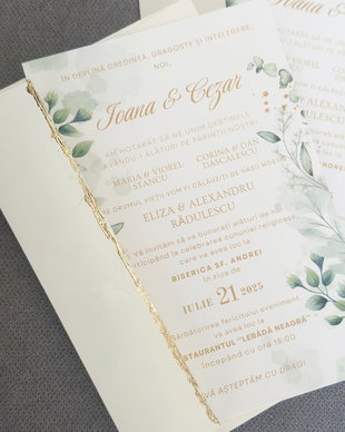 Invitatie nunta personalizata