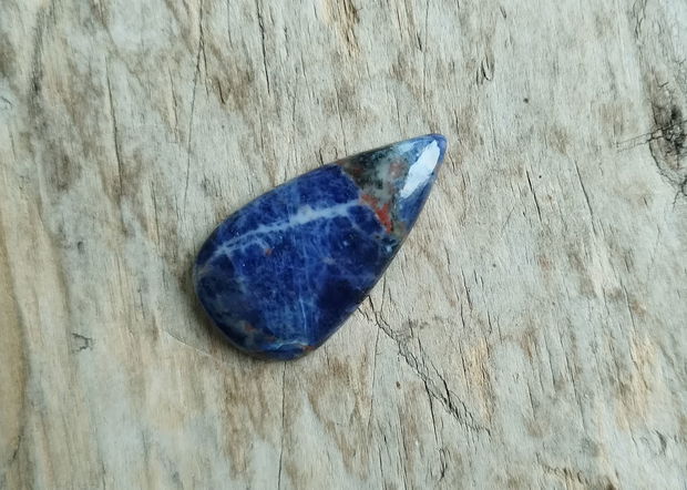 Cabochon sodalit, 33x19 mm
