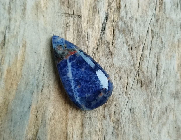 Cabochon sodalit, 33x19 mm