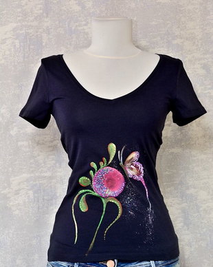Tricou pictat