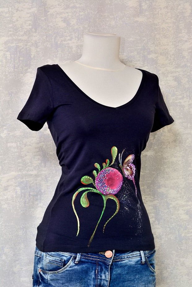 Tricou pictat