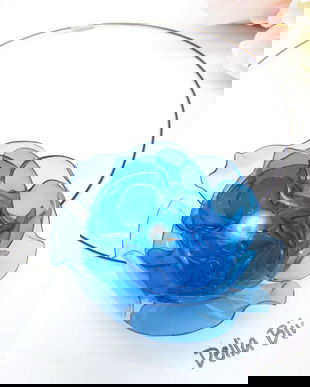 Colier statement handmade unicat - PET-uri (plastic) reciclate - floare (cod1221)