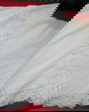 Set 2 huse cu dantela