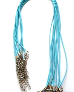Baza colier piele blue