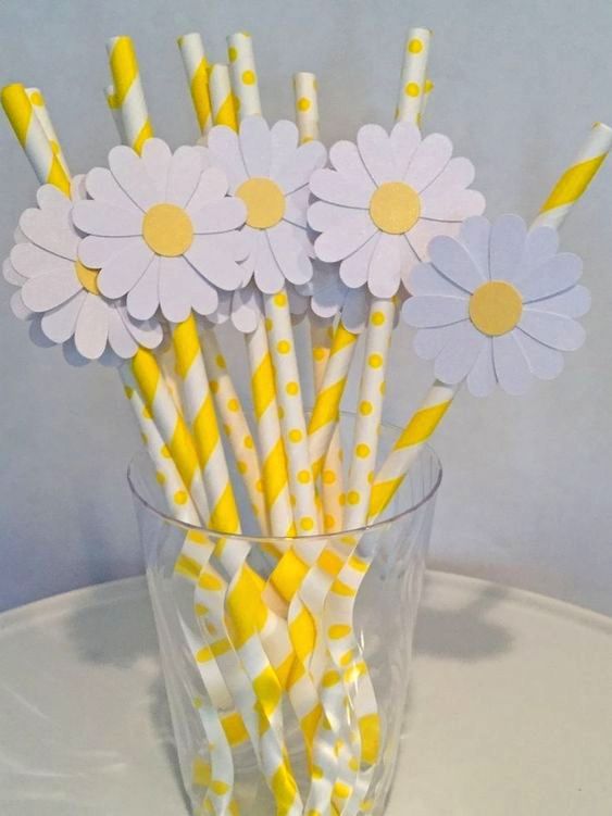 Paie decorate cu floricele